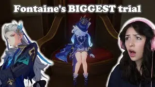 the trial of Furina de Fontaine, Hydro Archon || Genshin Impact 4.2 Archon Quest Reaction