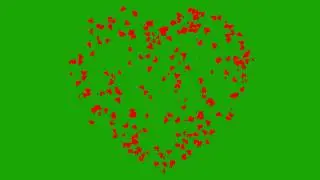 Chroma key || Green Screen Heart Effect || Love Effect Green Screen 2020