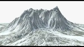 Create Mountain Terrain in Maya 2017 using Displacement Map and Sculpt Tool | Modeling Tutorial 2017