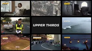Upper Thirds | After Effects, Premiere Pro, FCPX and DaVinci Resolve Video Template