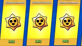 Free Legendary Stardrops in Brawl Stars #brawlstars