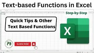 How to Use Text-based Functions in Excel - Quick Tips  