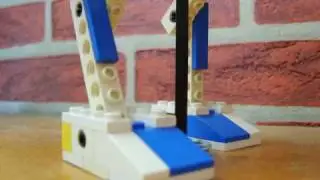 WALKER ROBOT MADE OF LEGO
