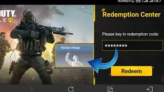 NEW Redeem Code For Free Emote || CODM redeem code || How to get free emote codm
