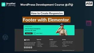 How to Create a Custom Footer in wordpress Tamil  | WordPress Development Tutorial in Tamil | #09
