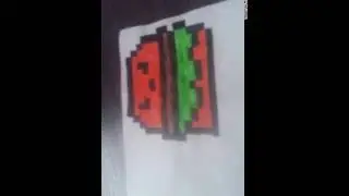 Обзор моей тетради с рисунками по клеточкам.