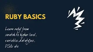 learn RUBY language in just 20 minutes| Learn RUBY basics | with #Danish #ruby#coding #youtube