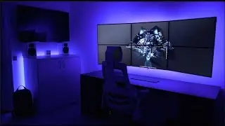 Desk Setup 2019! Mac Mini - 50,000,000 pixels & 150 TB Storage!