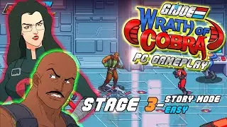 G.I. JOE: Wrath of Cobra - Stage 3 - A Sky full of Snakes - solo play (Easy)