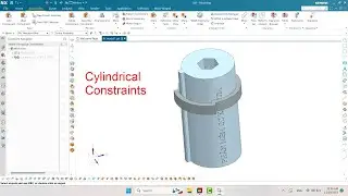 How to use Cylindrical Joint Assembly Constraint in NX #16