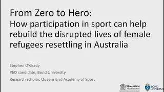 From Zero to Hero - Mr Stephen O’Grady