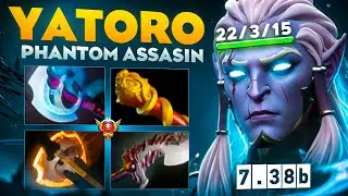 ЯТОРО НА НОВОЙ ФАНТОМКЕ 1x9🔥❘ Yatoro Phantom Assasin 7.38b