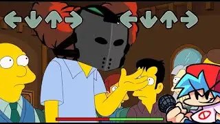 Tricky From Friday Night Funkin' But In The Simpsons