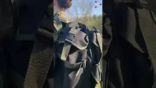 Рюкзак ПОХОДНЫЙ Черный (кант олива)