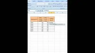 Sumq Value  #excel #shortsvideo #shorts