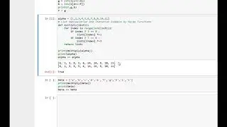 Changing Values in a list through Iteration of indexes