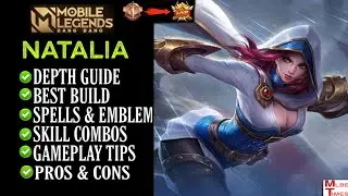 Natalia Best Guide Mobile Legends 2022 | natalia Best Build | natalia Tutorial | natalia tips&Tricks