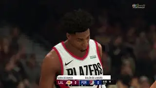 NBA 2K20 playing with NBC NorthWest Scoreboard and Watermark Mod