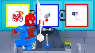 LEGO Experimental Spiderman Web Bike! | Trucks & Cars | STOP MOTION | Billy Bricks