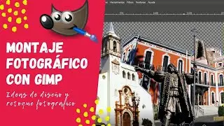 Cómo hacer un FOTOMONTAJE o COLLAGE con varias imágenes | GIMP