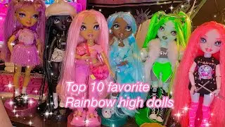 Top 10 favorite rainbow high dolls 2022