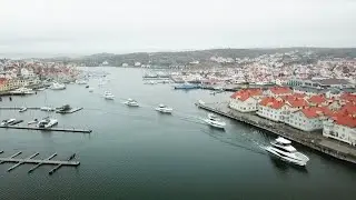 Princess ankommer og legger til kai på Eriksberg Boat Show, Gøteborg 2022