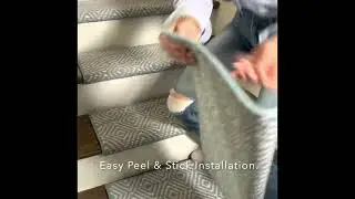 Easy Carpet Stair Tread Install
