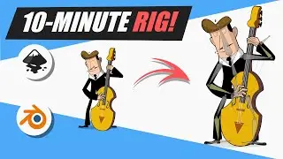 Create a Full 2D Rig in Blender… In About 10 Minutes