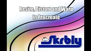 Resize, distort and warp in Procreate