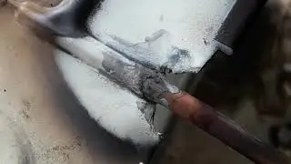 Cara menyambung pipa aluminium dengan tembaga, Evaporator showcase kulkas