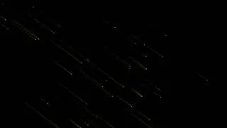 Жёлтый метеоритный дождь, звездопад видеофон,футаж / background, futage yellow meteor Rain, starfall