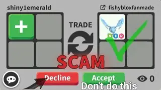 (MUST WATCH‼️)Do not fall for this SCAM❌ in Adopt me!!