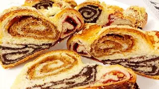 🇺🇦🍒🥜РІЗДВЯНИЙ КАЛАЧ З  МАКОМ, ВИШНЯМИ ТА ГОРІХАМИ. РІЗДВЯНИЙ ВІНОК. НОВОРІЧНЕ МЕНЮ 2024 р.🥜🍒🇺🇦