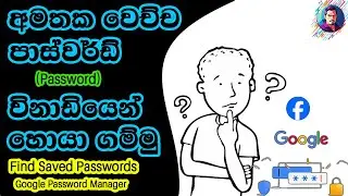 How To Find Saved Passwords In Google Chrome | Sinhala
