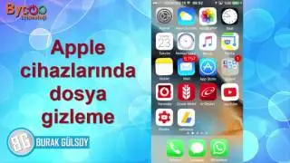 Apple'da Dosya/Resim/Rehber v.s. Gizleme (Programsız)