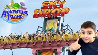 Sky Drop Adventure Island Southend  #skydrop
