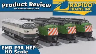 Product Review | Rapido Trains EMD BN E9A HEP Diesels | LokSound 5 DC/DCC MO Power