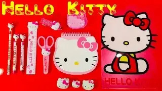 Unboxing Hello Kitty ハローキティ Stationery School Set