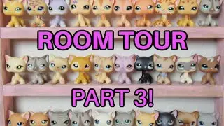 Room Tour Series Part 3- LPS , Barbie, Calico Critters