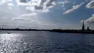 Величественная Нева и Петропавловская крепость😍Любимый Петербург♥️