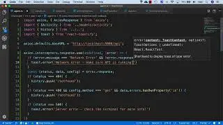 Error handling and validation Legacy   Handling network errors in Axios