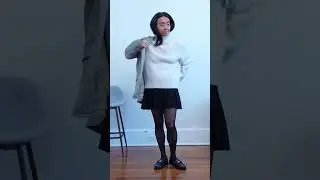 Pleated Skirt Styling with Basics 