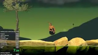 Getting Over it game over in 3:13 second