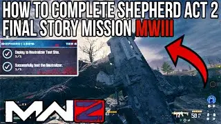 Solo SHEPHERD ACT 2 Final Mission in MW3 Zombies (Easy Guide)