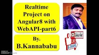 Realtime Project on Angular8 with WebAPI-part6