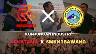 Kunjungan Industri SMKN 01 Bawang di PT Arkatama Multi Solusindo