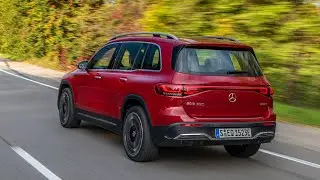 Mercedes EQB 350 driving