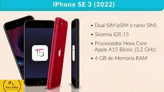 Iphone SE ML 128 gb 3º 2022 - Lacrado. Barato de verdade é aqui na Pai e Filho Produtos Nacionais e