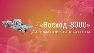 Изготовление изделий «Самса» на автоматизированная линии «Восход СН 8000»