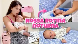 ROTINA DA NOITE COM BEBÊ RECEM NASCIDO